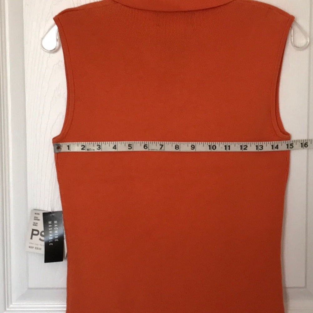 Polo Vest Knit Sleeveless Pullover Sweater Sag Harbor - Picture 6 of 8
